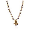 Gold Plated Poorak Kundan Ruby Necklace Set