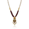 Gold Plated Poorak  Kundan Necklace Set