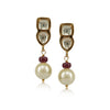Gold Plated Poorak  Kundan Necklace Set