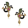 Gold Plated Poorak Peacock Necklace Set