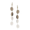 Silver Plated Poorak Zircon Smokey Quartz Necklace Set