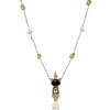 Gold Plated Ratnahaar Kundan Black Onyx Necklace