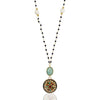 Gold Plated Ratnahaar Navrattan Kundan Marcasite Necklace