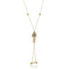 Gold Plated Ratnahaar Kundan Mother of Pearl Necklace