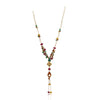 Gold Plated Ratnahaar Carved Carnelian Necklace