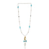 Gold Plated Ratnahaar Kundan Mother of Pearl Necklace