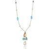 Gold Plated Ratnahaar Kundan Mother of Pearl Necklace