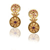 Anokhi  Ruby Flower Earrings