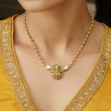 Sankranti Chamel Pendant Set