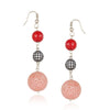 Silver Plated Dor Coral Zircon Necklace Set