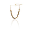 Gold Plated Dor Zircon Ball Necklace Set