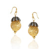 Gold Plated Dor Zircon Ball Necklace Set