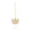 Gold Plated Vivaah Kundan Pearl Chand Tikka