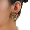 Gold Plated Barsaat Rainbow Zircon Choker Set