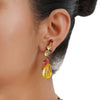 Gold Plated Barsaat Kundan Tourmaline Citrine Choker Set