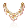 Gold Plated Manihaar Kundan Tourmaline Necklace Set