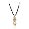 Gold Plated Manihaar Ganesha Zircon ball Necklace Set