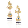 Gold Plated Manihaar Ganesha Zircon ball Necklace Set