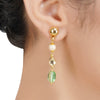 ANMOL FLUORITE TIKONA PENDANT NECKLACE SET