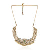 Gold Plated Vivaah Blue Green Kundan Necklace Set