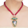 ANMOL TIKONA ZIRCON PENDANT SET