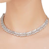 HEERA SILVER PAN NECKLACE SET