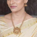 22k Gold Plated Amolya Padmaka Pendant Set