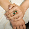 Sankranti Square Kundan Ring