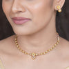 22k Gold Plated Amolya Kanaka Choker Set