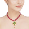 ANMOL ZIRCON GREEN SEMI KARBIN PENDANT