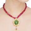 ANMOL ZIRCON GREEN SEMI KARBIN PENDANT