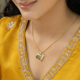 Sparsh 22k Gold Plated  Pendant