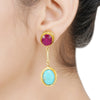 ANMOL TURQUOISE MANI NECKLACE SET