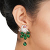 HEERA GREEN PAN PENDANT SET