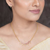 22k Gold Plated Amolya Vanya Pendant Set