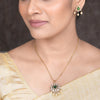 22k Gold Plated Amolya Harini Pendant Set