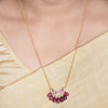 22k Gold Plated Amolya Arunika Pendant Set