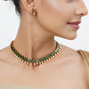 22k Gold Plated Tarini Advika Necklace set
