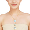 ANMOL STONE ROUND PENDANT