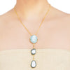 ANMOL STONE ROUND PENDANT