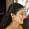 Sparsh 22k Gold Plated Hoops