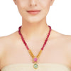 ANMOL OVEL SQUARE PENDANT NECKLACE
