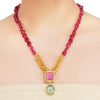 ANMOL OVEL SQUARE PENDANT NECKLACE