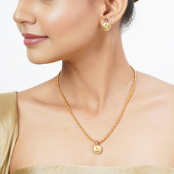 22k Gold Plated Tarini Anaya Necklace set