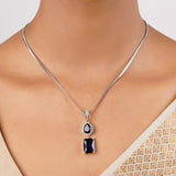 Silver Sankranti Vedika Pendant