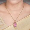 22k Gold Plated Amolya Shubhra Pendant Set