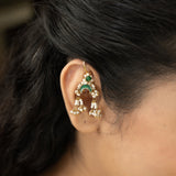 22k Gold Plated Meena Earcuff