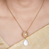 22k Gold Plated Amolya Saanvika Pendant Set