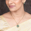 22k Gold Plated Amolya Varnya Pendant Set