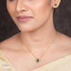 22k Gold Plated Amolya Naysa Pendant Set